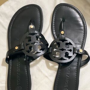 Tory Burch Black Miller Sandals